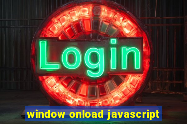 window onload javascript